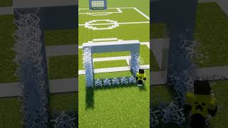 Minecraft Football Minigame⚽ shortsviral [upl. by Adohr]