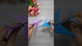 How to make paper planes ✈️ papercraft origami diy [upl. by Eilesor]