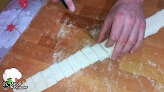 PASTA FRESCA SENZA UOVA PAPPARDELLE IMPASTO E REALIZZAZIONE  FoodVlogger [upl. by Ahseim154]