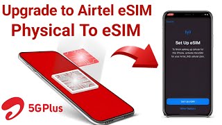 Airtel eSIM Activate in 2 Minutes Easy Step  How to activate esim [upl. by Elberta]