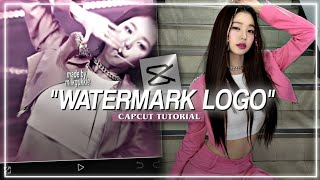 quotWatermarkquot logo tutorial  capcut [upl. by Dash]