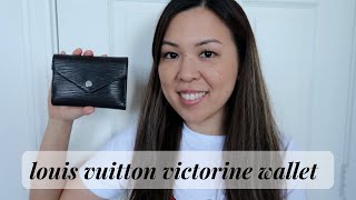 Review Louis Vuitton Victorine Wallet Epi Leather [upl. by Chandos]