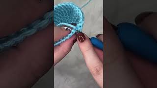 Single Crochet Stitch Tutorial For Amigurumi amigurumi shorts [upl. by Terrie]