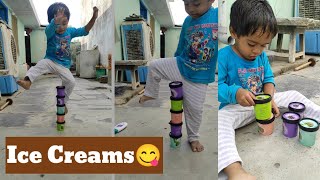 Ice Cream 🍨 Funny 😂Toddler Recognizing Colors Playing Games 2 YEARS Old Kid [upl. by Shermy]