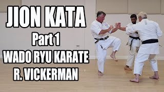 Jion Kata  Part 1  Wado Ryu Karate [upl. by Romona]