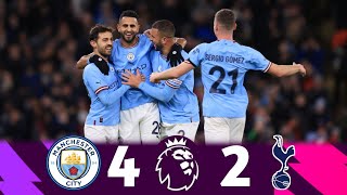 Man city vs Tottenham 42 Premier league 2023  All Goals  🎤 تعليق عصام الشوالي [upl. by Eiggem]