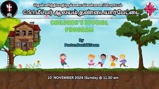 CSIMeetpar AlayamTondiarpetPasterDavidampTeamChildrens Special Program On Nov 10  1130am [upl. by Morrissey]