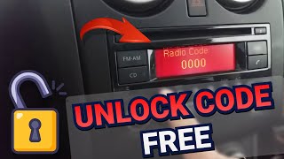 Unlock Your Nissan Radio Code  Quick Guide for Micra Qashqai Note Juke Primera Navara [upl. by Yrogerg779]