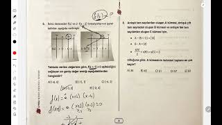 mikro orijinal ayt matematik deneme 12 çözümleri 115 [upl. by Esihcoc]