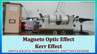 Magneto Optic Effect or Kerr Effect [upl. by Trstram]