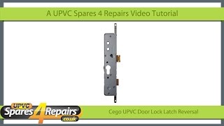 Cego Door Lock Case Latch Reversal [upl. by Osmond724]