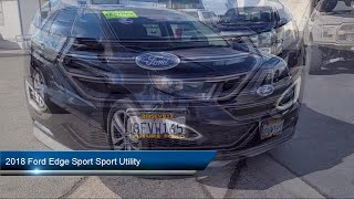 2018 Ford Edge Sport Sport Utility Sacramento Roseville Elk Grove Folsom Stockton [upl. by Garceau]