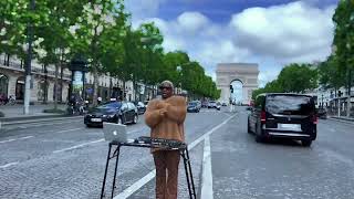 MIKE KLAW  Champs Elysee  Live mix in Streets of the PARIS [upl. by Enneirdna]