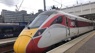 Trains At Edinburgh Waverley Station 080424 [upl. by Sudaorb]