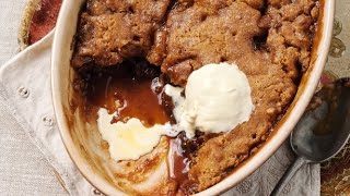 Sticky Date SelfSaucing Toffee Pudding  One Pot Chef [upl. by Palladin309]