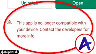 How To Fix Amino app is no longer compatible with your device Cant install Amino App fixed error [upl. by Navac339]