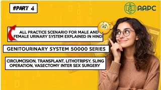 Part 4  Practice Scenario for Genitourinary system  Medical Coding with MD  CPT Circumcision [upl. by Hahcim]