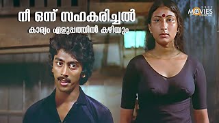 നീ ഒന്ന് സഹകരിച്ചൽ കാര്യം എളുപ്പത്തിൽ കഴിയും  Arappatta Kettiya Gramathil Movie Scene  Mammootty [upl. by Dall]