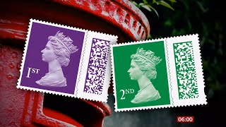 Royal Mail unveils digital stamps  with bar codes and more UK  BBC News  1st February 2022 [upl. by Ailimat119]