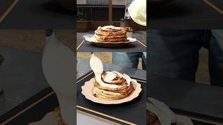 Cinnamon Swirl Pancakes on the Weber Slate Griddle [upl. by Ardnuaek]