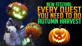 MHW Autumn Harvest Festival Quest Guide  Monster Hunter World PS4Xbox [upl. by Cirek414]