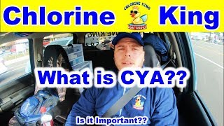 What is CYA or Stabilizer  Chlorine King Pool Service [upl. by Lindy644]