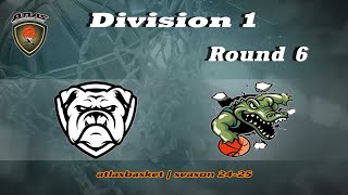 Atlasbasket  Div 1Round 6  BULLDOGS vs CROCODILES [upl. by Evvy]