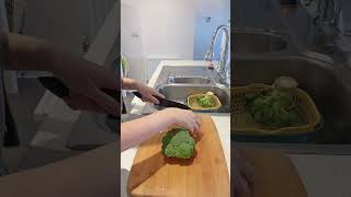 清洗西蘭花🥦Wash Broccoli food cooking broccoli [upl. by Niuqram]