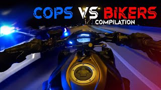 BIKERS VS COPS Motorcycles chased by Police Compilation 2023 [upl. by Brunn817]