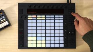 Push Playing Hardware Drum Machines [upl. by Edrick]