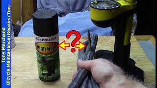 Fix spray cans that dont spray with a old bicycle tubes [upl. by Ynnot661]