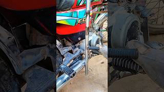 With which silencer does the problem seem to be solved shortfeed motorcycle bike viralvideo [upl. by Everett389]