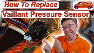 How To Replace a Vaillant Water Pressure Sensor F75 in the Display Step by Step Instructions [upl. by Aziaf]