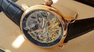 Patek Philippe Skeleton Black Gold Automatic 2014 [upl. by Topliffe]