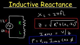 Inductive Reactance Impedance amp Power Factor  AC Circuits  Physics [upl. by Neyuh319]