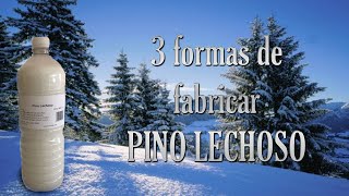 3 FORMAS DE FABRICAR PINO LECHOSO [upl. by Nats]