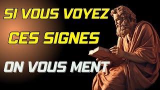 Les signes qui montrent que quelquun vous ment PHILOSOPHIE STOÏCIENNE [upl. by Norud]