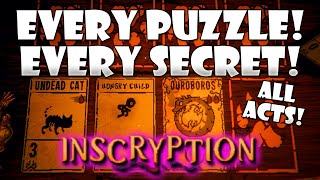 All Puzzles and Secrets in Inscryption All Acts [upl. by Sherilyn68]