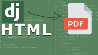 Django Render HTML to PDF  Introduction [upl. by Nairod]