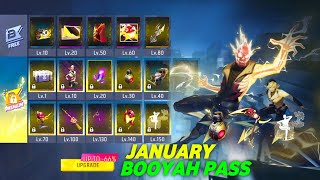 JANUARY BOOYAH PASS FREE FIRE 2024  JANUARY BOOYAH PASS FREE FIRE  NEXT BOOYAH PASS IN FREE FIRE [upl. by Crispa119]