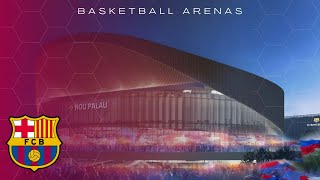 Future FC Barcelona Basketball Arena New Palau Blaugrana [upl. by Kahler]