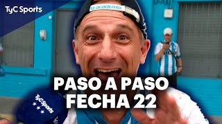 PASO A PASO FECHA 22 ⚽ El FÚTBOL ARGENTINO desde el OJO de los HINCHAS baile cánticos y más 💣 [upl. by Kuehnel]