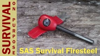 BCB SAS British Firesteel  Fire Steel Tips Tricks and Reviews [upl. by Ardnassak674]