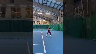 Camila Giorgi Court Level practice [upl. by Bohun]