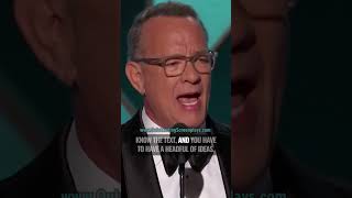 Tom Hanks Shares Greatest Lesson [upl. by Pelmas]