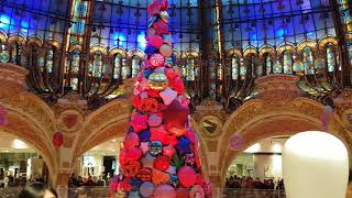 Galeries lafayette haussmann Christmas tree [upl. by Belle]