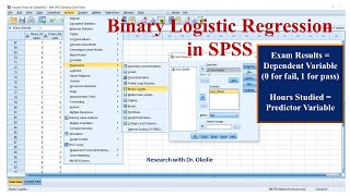 Binary Logistic Regression in SPSS and Results Interpretation [upl. by Darken]