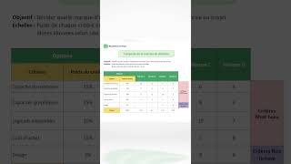 La matrice de décisions Template [upl. by Hpesoy]