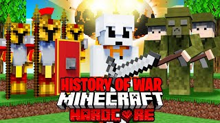 100 Players Simulate HISTORY OF WAR in Minecraft [upl. by Ellehcim]