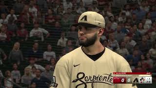 MLB The Show 24  City Connect Uniforms Los Angeles Angels vs Arizona DIamondbacks [upl. by Aziaf]